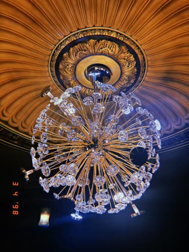 Image of a disco chandelier